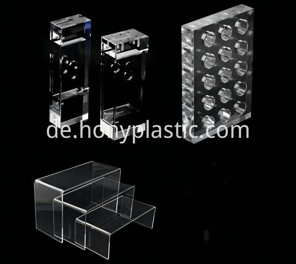 transparent Acrylic CNC Machining Parts1